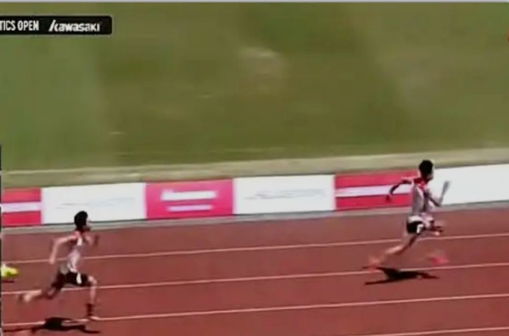 眼相中, 米短跑比赛, 在备受关注 眼相中, 米短跑比赛, 在备受关注